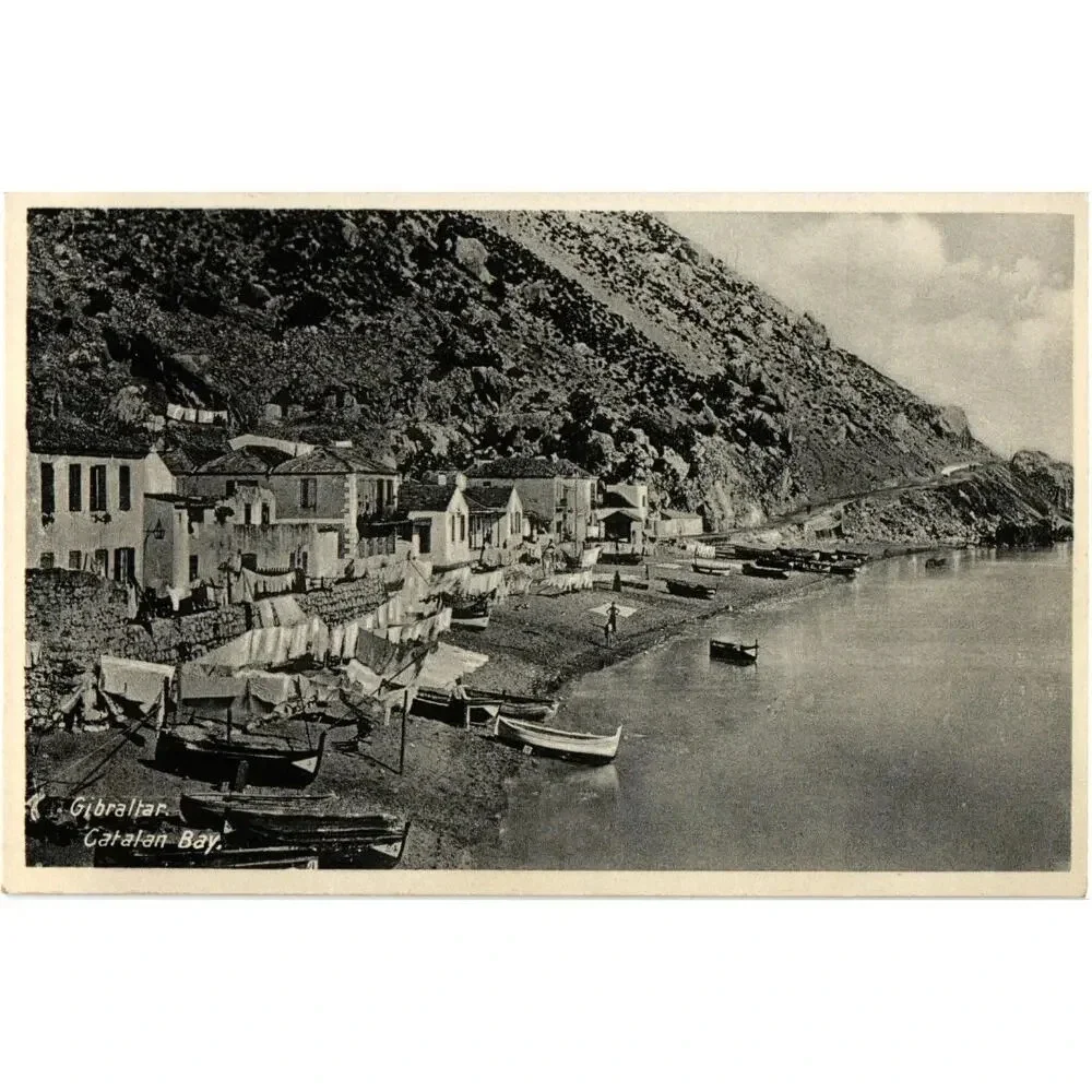 Gibraltar Catalan Bay Postcard